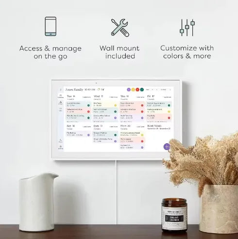 Цифровой семейный календарь и график домашних дел Skylight Smart с экраном 15 дюймов
